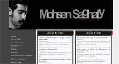 Desktop Screenshot of mohsensaghafy.com