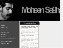 Tablet Screenshot of mohsensaghafy.com